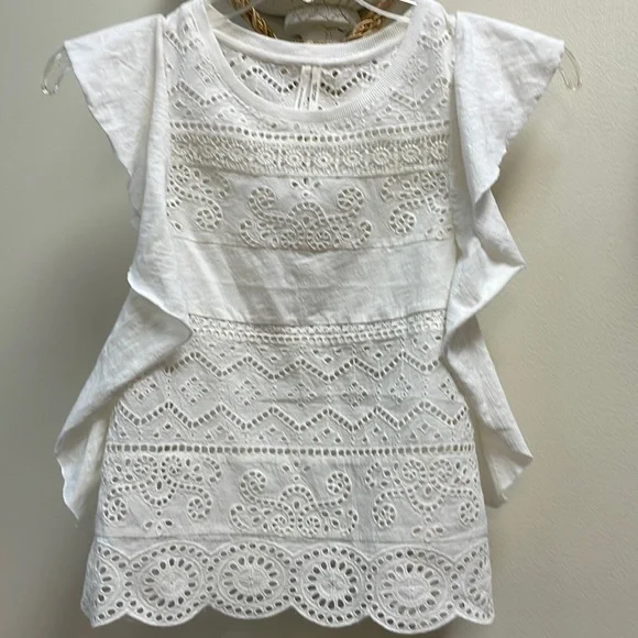 New Women’s Anthropologie Sustainable Lace Tank!!🔥🔥🔥 - Picture 5 of 13